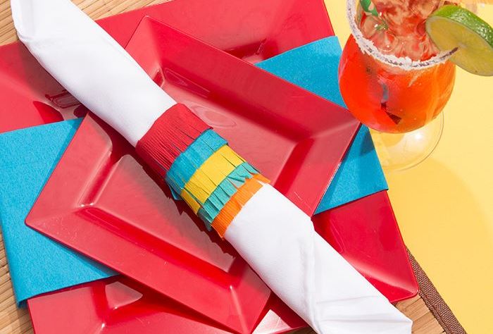 Spice Up Your Cinco De Mayo Table with DIY Pinata Napkin Rings