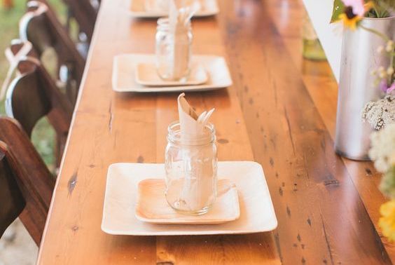 Eco-Friendly Wedding Dinnerware and Supplies