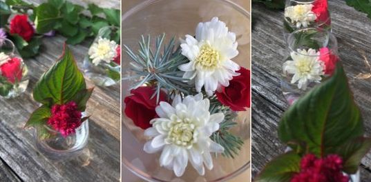 Blooming Elegance in Small Packages: Mini Centerpieces for Chic Celebrations