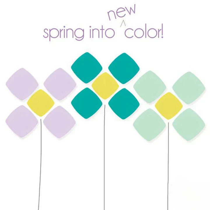 Disposable Plates Spring Colors