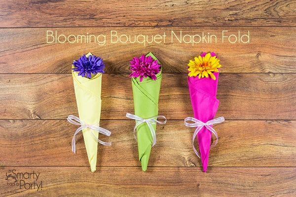 Blooming Bouquet Napkin Fold Tutorial