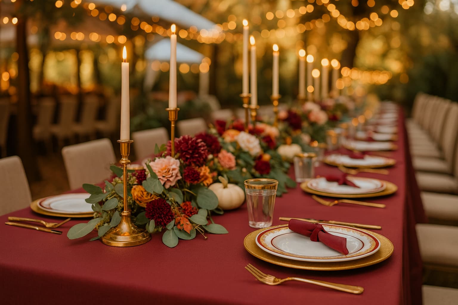 wedding colors for a fall wedding