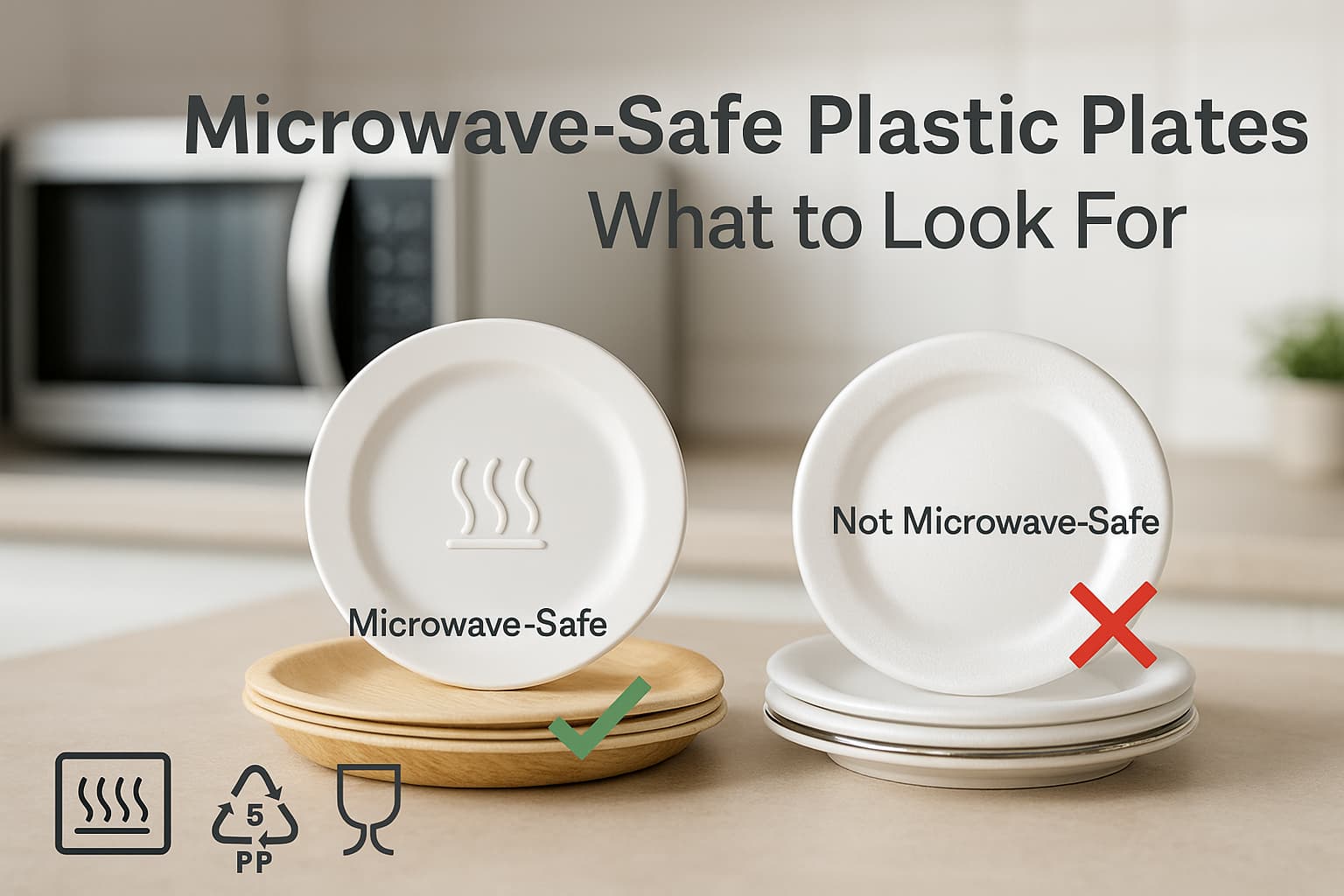 microwave safe plastic plates