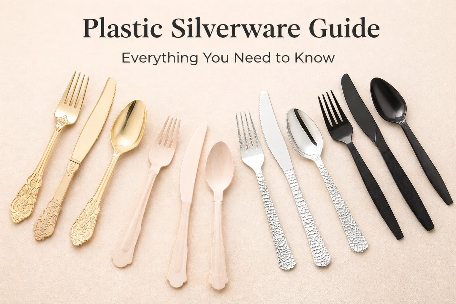 plastic silverware guide