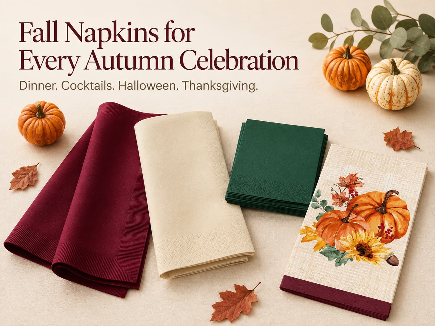 Fall Napkins for Parties
