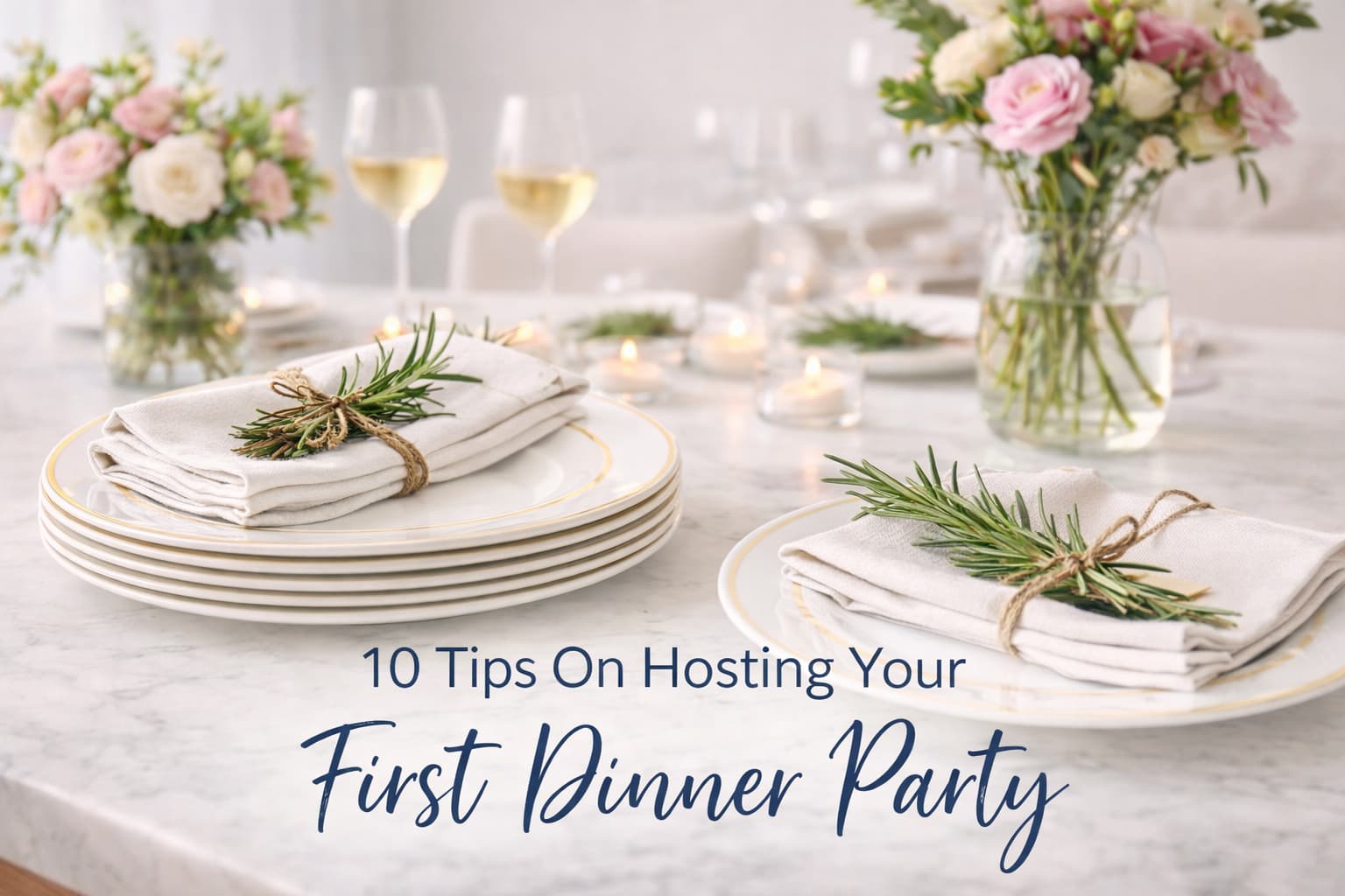 10 Tips On Hosting Your First Dinner Party