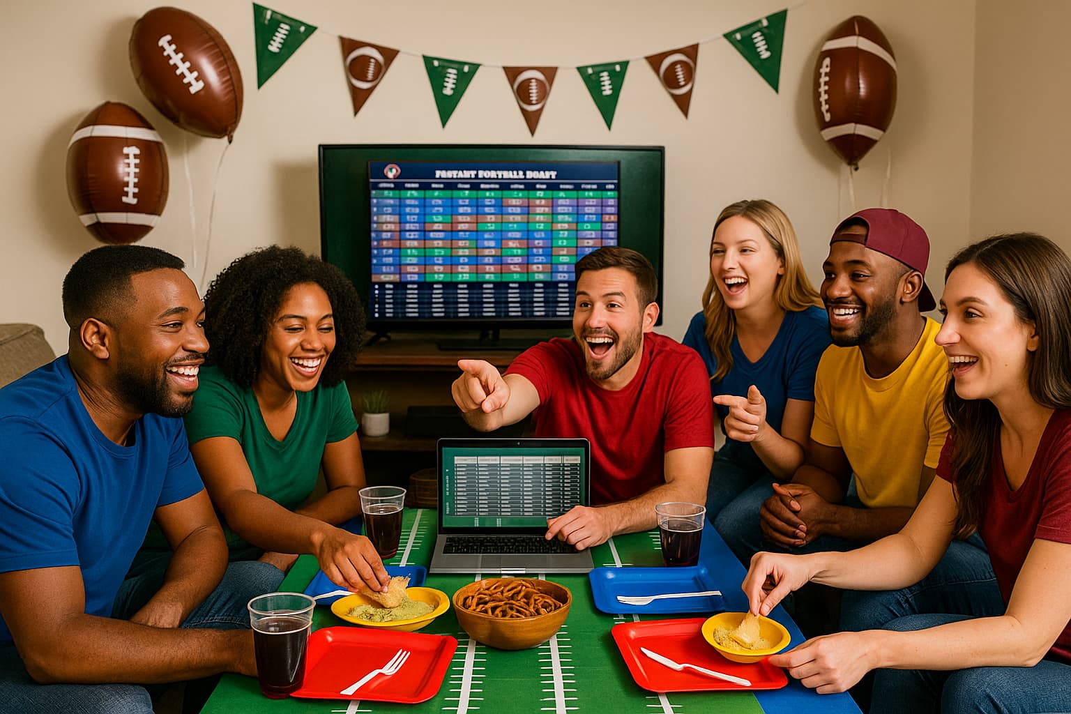 fantasy football draft party