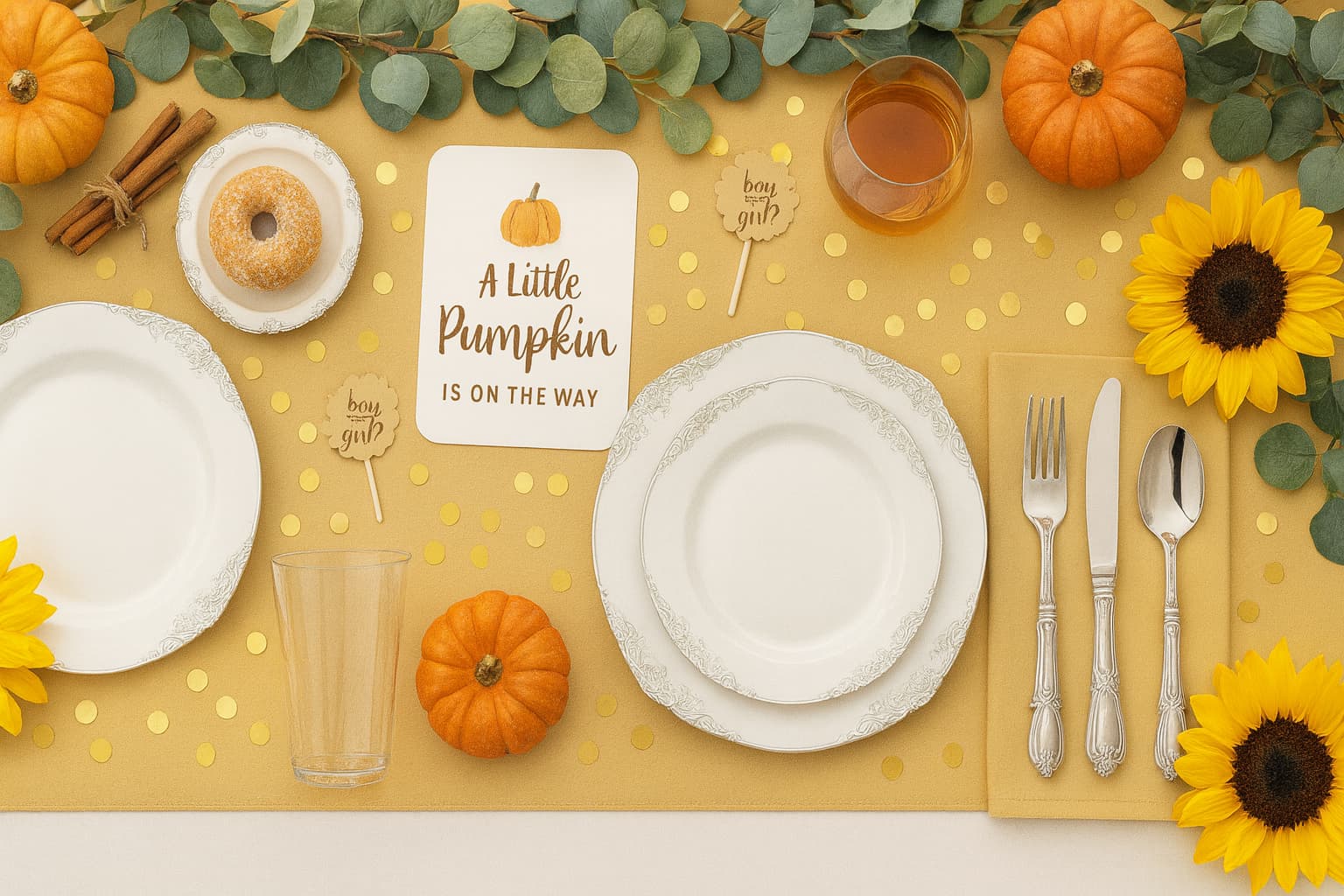 fall baby shower ideas