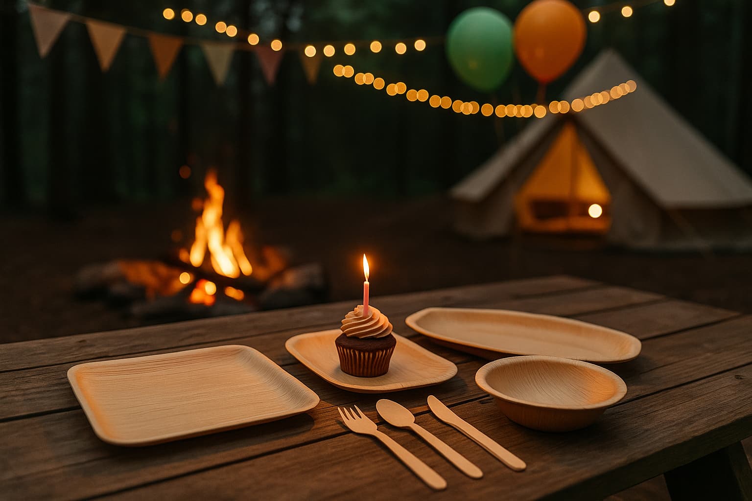 camping birthday party