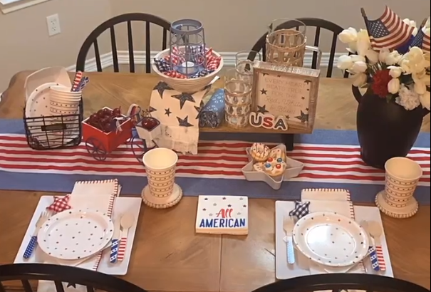 Fire Up Your Table: Red, White, and Blue 4th of July Table Decor Ideas