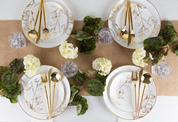Stylish Entertaining Made Easy with Antique Floral Tableware Collection