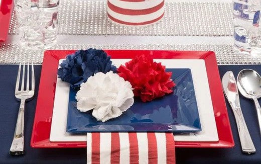 Patriotic 4th of July Tablescape Ideas