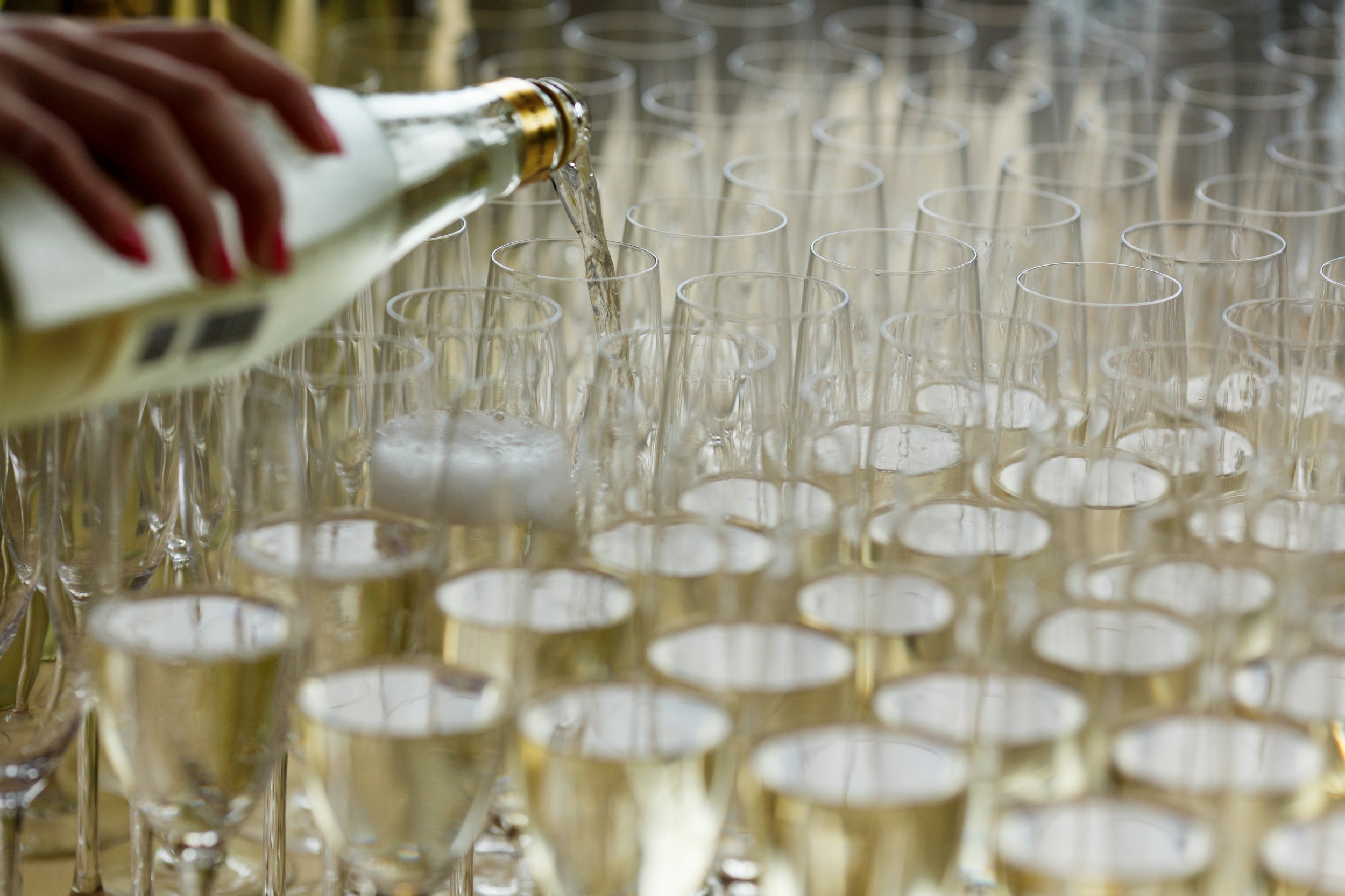 We bring the world to you  Champagne bubbles, Champagne glasses, Glass