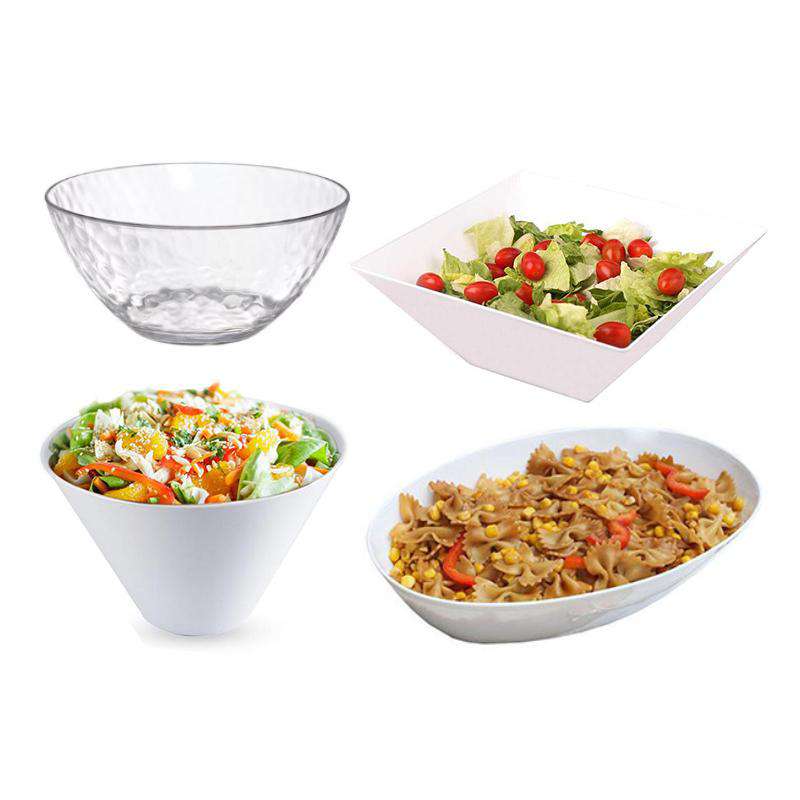 plastic serving bowls