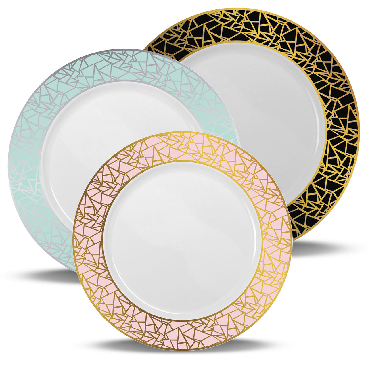 Mosaic Collection | Plastic Dinnerware | Smarty Had A Party