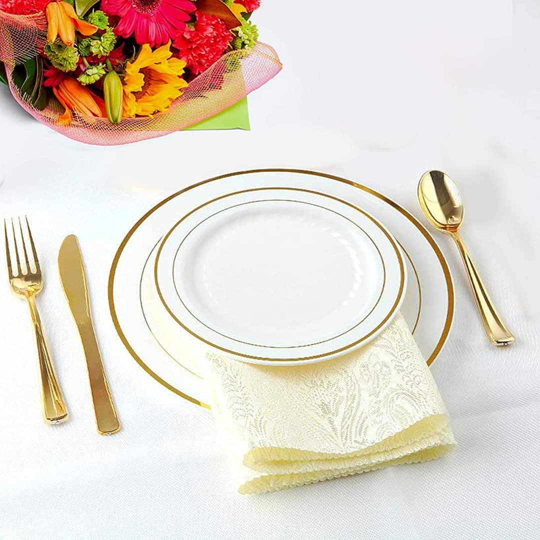 Spring Dinner Plates – Elegant & Disposable | Smarty Had A Part
