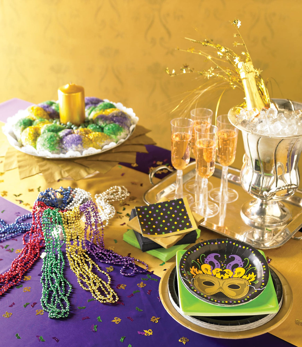 Mardi Gras Party Tableware