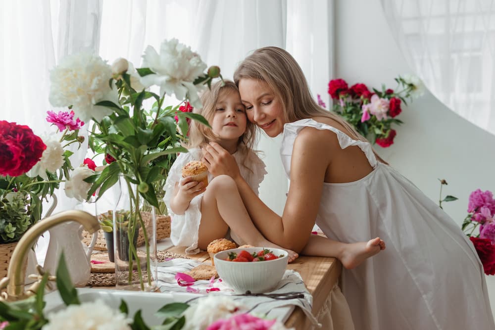 mother's day disposable plates