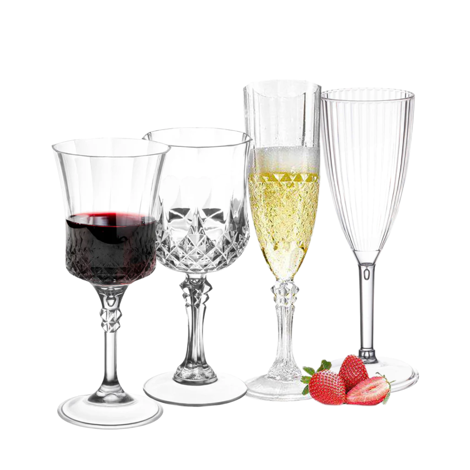 Plastic Champagne Flutes
