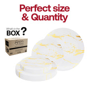 10.25" Dinner Plate Size Ideal for Main Courses and Full Meals