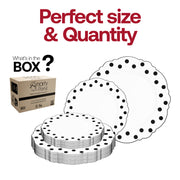 10.25" Dinner Plate Size Perfect for Main Courses and Full Meals