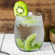12 oz. Clear Elegant Stemless Plastic Wine Glasses lightweight and sturdy, great for serving appetizers, entrees, or desserts