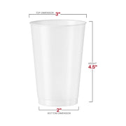 12 oz. capacity provides optimal serving size for lemonade, iced tea, or other cold beverages