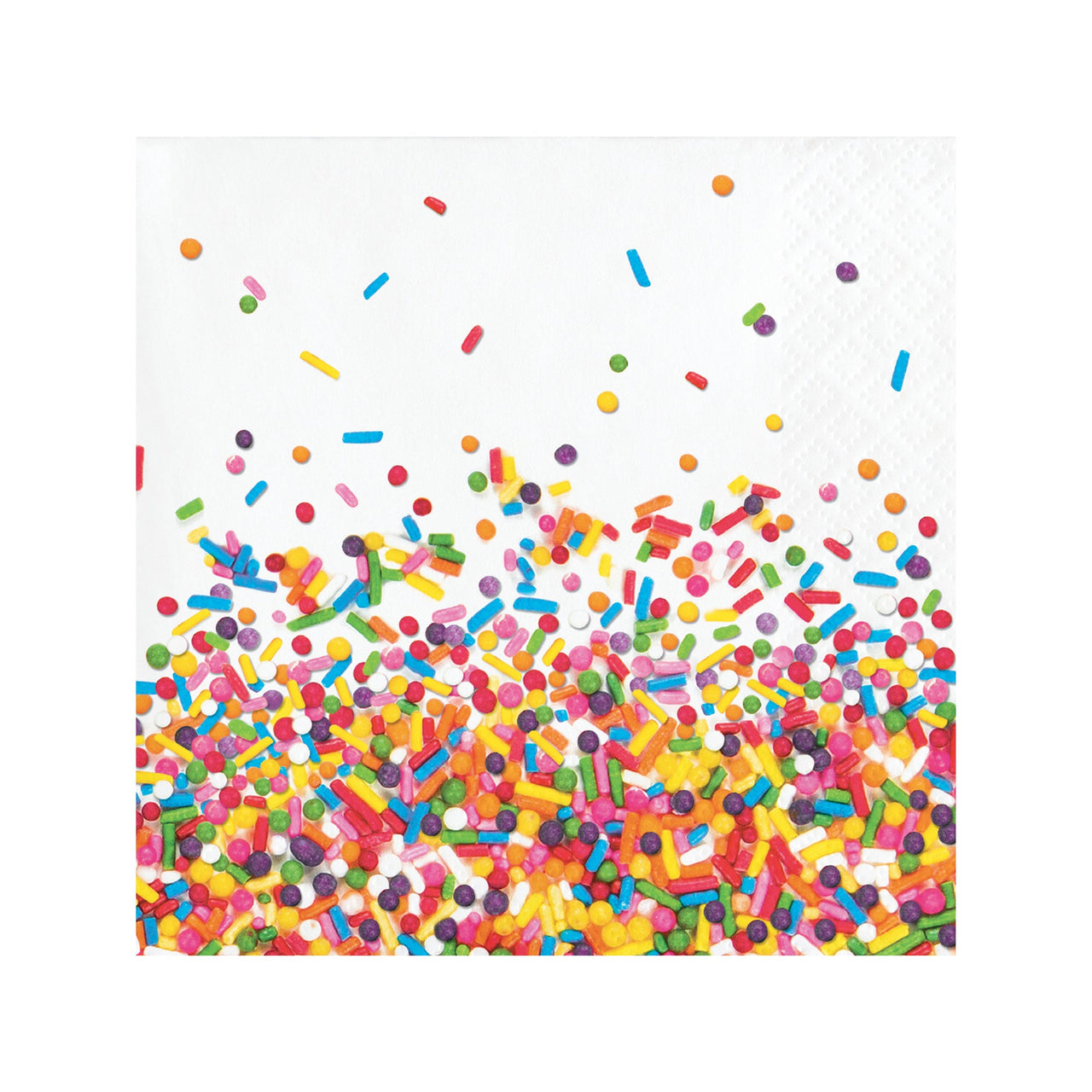 Confetti Sprinkles Paper Beverage Napkins