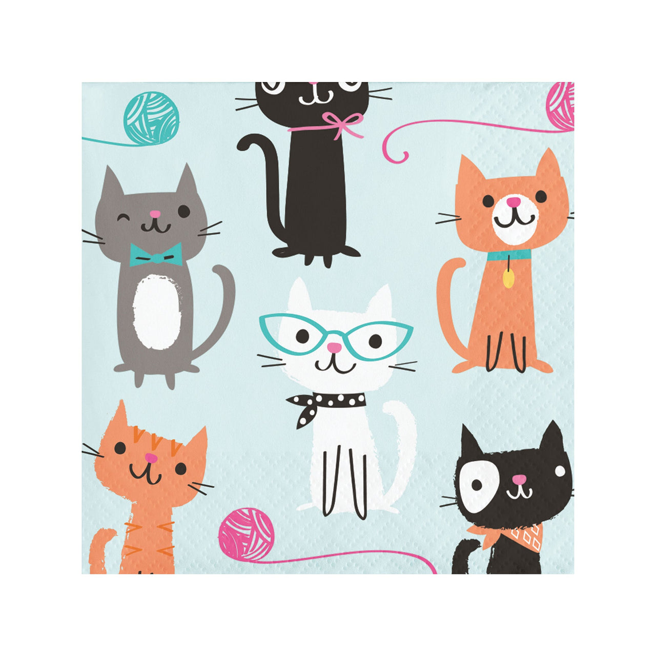 Purr-fect Party Paper Beverage Napkins