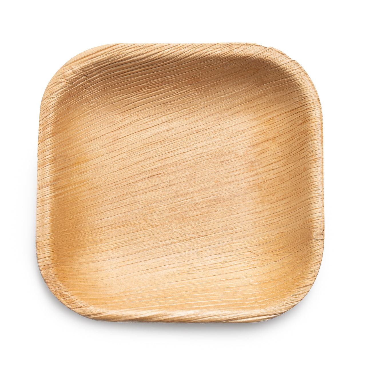Square Palm Leaf Eco Friendly Disposable Pastry Plates (5")