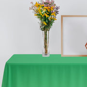 54" x 108" covers provided earthy tone for eco-friendly events.