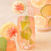 64-pack of disposable clear plastic stemless champagne flutes, 9 oz, great for serving bubbly with a hassle-free cleanup