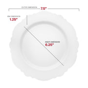 7.5" Appetizer Plate for Small, Tasty Bites and Light Meals