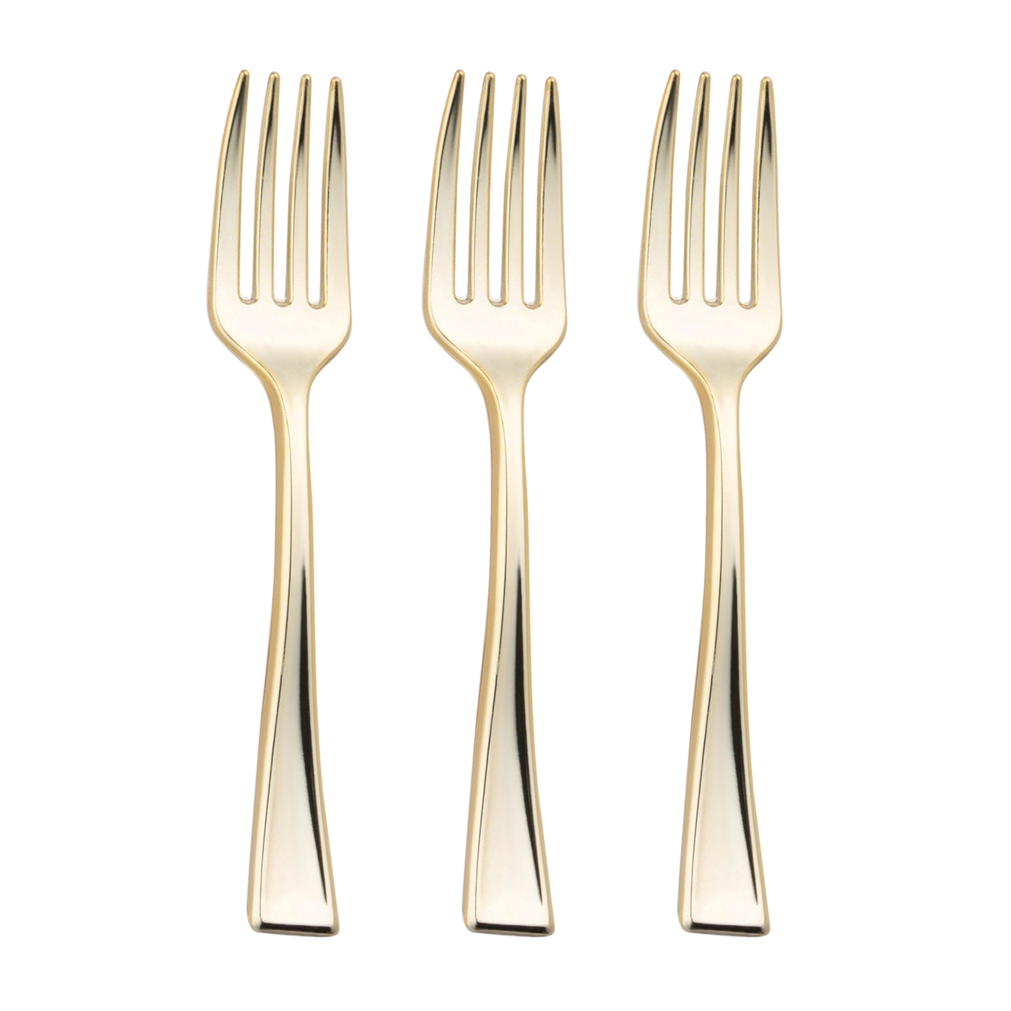 Plastic Forks Shiny Gold Mini Tasting Forks Smarty Had A Party