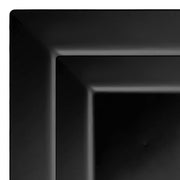 Add a modern edge to your table with this sophisticated Black Square Plastic Dinnerware Set, designed to elevate every meal.