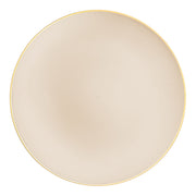 Add classic charm to your event with 10" organic-style ivory disposable plates.
