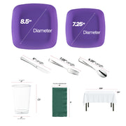 Appetizer and buffet plates from Sacramento Kings Party Set set around a casual gathering