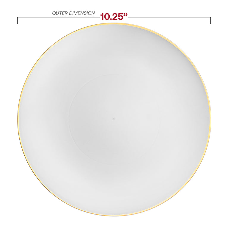 Plastic Plates White Gold Organic Value Set Smarty Had A Party