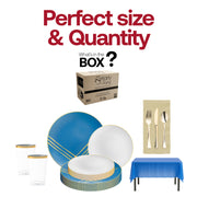 BPA-free and recyclable, this premium set is eco-friendly and ideal for sports-themed events.