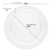 BPA-free economy plate layered with salad and napkin for wedding tablescape