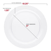 BPA-free plastic plate for steak and vegetables at wedding buffet
