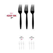 Black Plastic Disposable Forks SKU | Smarty Had A Party