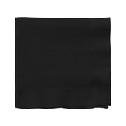Black velvet paper beverage napkin, 10x10 inches, elegant cocktail design, sold in a 600-pack
