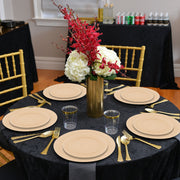 Bright yellow salad and dinner plates shown side by side with SKU codes, labeled 7.25-inch and 10-inch for easy reference