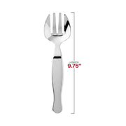 Case of 150 silver disposable plastic serving forks, perfect for events and professional use