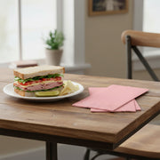 Classic Pink Paper Dinner Napkins stylish and functional for both indoor and outdoor gatherings.