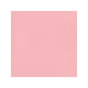 Classic pink paper cocktail napkins with 10" x 10" unfolded size, ideal for drinks and parties; pack includes 600 disposable napkins.