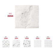 Classic white napkins with ornate silver floral print, designed for weddings, anniversaries, and holiday gatherings