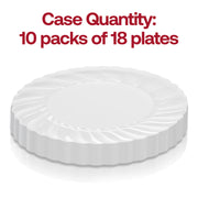 Clear Flair Plastic Buffet Plates (9") Quantity | Smarty Had A Party