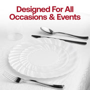 Clear Flair Plastic Dinnerware Value Set Lifestyle | Smarty Had A Party